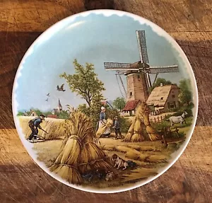 MOLINO DE VIENTO colección Van Hunnik n.o Placa decorativa de 6,75" Holland Ter Steege - Imagen 1 de 3