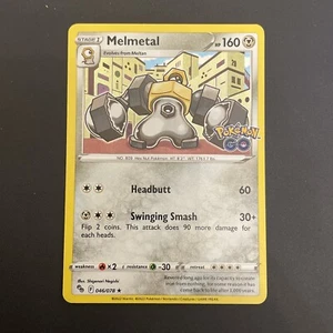 Pokémon TCG Melmetal Pokemon GO 046/078 Regular Rare Holo - Picture 1 of 2