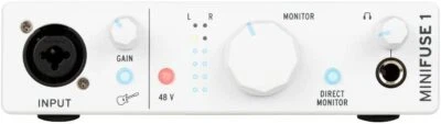 ARTURIA MINIFUSE 1 WHITE INTERFACCIA AUDIO USB C 1 IN COMBO / 2 OUT BIANCO - Immagine 1 di 2