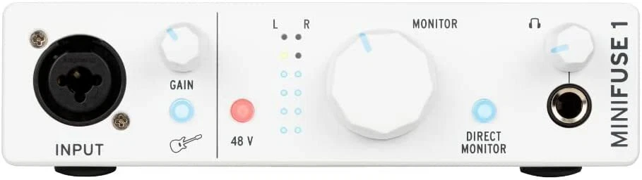 ARTURIA MINIFUSE 1 WHITE INTERFACCIA AUDIO USB C 1 IN COMBO / 2 OUT BIANCO