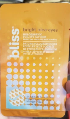 Brand New : Bliss Bright Idea Eyes Holographic Foil Eye Patches - Image 1 of 2