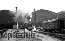Original Dampflok NEGATIV - 23 1113 vom Bw Nossen verläßt Leipzig, 1968