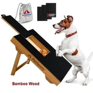 Dog Nail Scratch Board/Square Nail Filing Pad for Dog/Dog Nail File Bamboo Wood - Picture 1 of 9