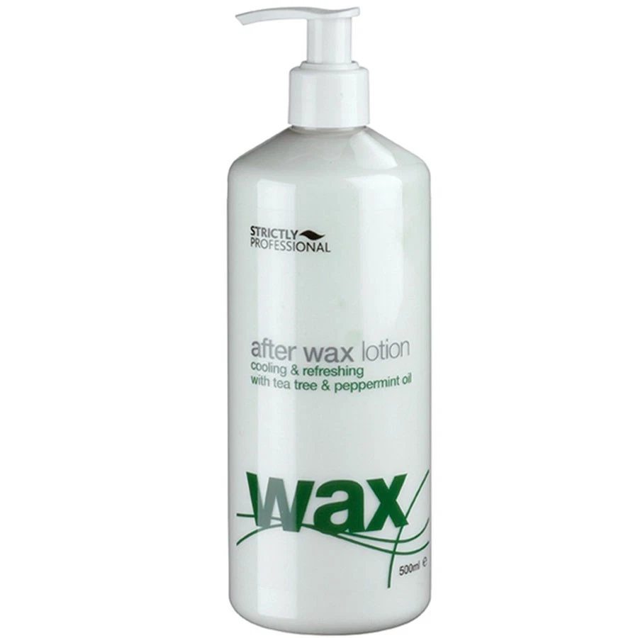 STRICTLY PROFESSIONAL AFTER WAX LOTION WITH TEA TREE AND PEPPERMINT OIL 500ML