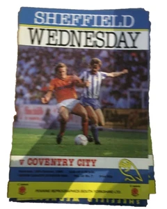 SHEFFIELD WEDNESDAY V COVENTRY CITY - DIVISION ONE - 12/10/1985 - Picture 1 of 1