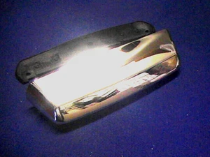 CLASSIC MINI CHROME NUMBER PLATE LIGHT COMPLETE WITH LIGHT LENS, GASKET, BULBS - Picture 1 of 10