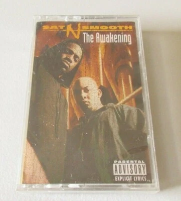 Sat N Smooth The Awakening Vintage Gangsta, Hardcore Hip-Hop CASSETTE Sealed - Image 1 of 4