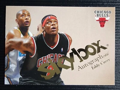 EDDY CURRY 2003-04 Skybox Autographics #24 Chicago Bulls - Image 1 of 2