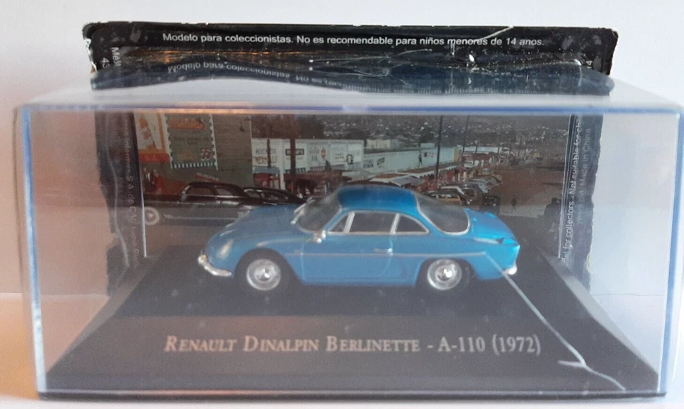 RENAULT DINALPIN BERLINETTE A-110 1972 GRANDES AUTOS MEMORABLESEN MÉXICO - 1/43 - Immagine 1 di 1