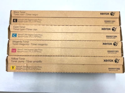 Original Toner XEROX C75 J75 700 770 Color Press Digital / 006R01383 - 006R01386 - Bild 1 von 4