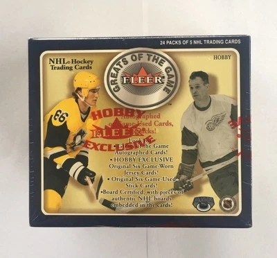 2001-02 Fleer Greats of the Game Hockey Hobby Box Factory Sealed - Image 1 of 4