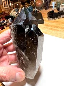 Smoky Quartz Crystal Gemstone Floater Cathedral Multi Point Cluster Specimen 007 - Picture 1 of 12