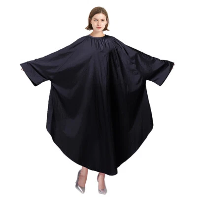 TOPTIE Unisex Hairdressing Gown Cape Hair Cutting Barber Salon Cape With Sleeves