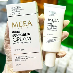 Meea Premium Tone Up Sunscreen 50ml Cream SPF 50+ For All Skin Type -USA SELLER - Picture 1 of 3