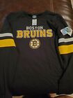 BOSTON BRUINS-NHL-Long Sleeve Jersey/Shirt- Boys Large 12-14 tshirt- NWT