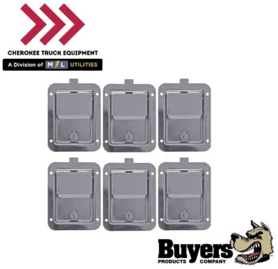 Buyers Products L3885, Set of 6 Stainless Steel Paddle Latches - Image 1 of 2