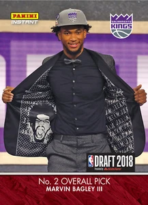 Panini Instant NBA Draft #2 2018 Marvin Bagley III - segunda selección Sacramento Kings - Imagen 1 de 1