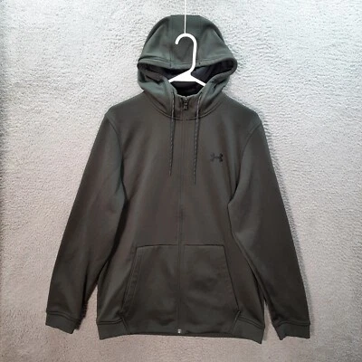 Under Armour Suéter Adulto Grande Gris Suelto Heat Gear Sudadera con Capucha Sudadera para Hombres Foto 1 de 4