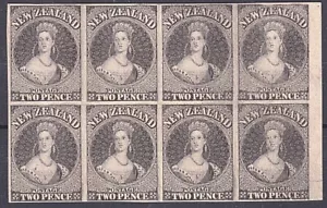 NUOVA ZELANDA 1906 Hausberg ristampa da targa originale di 2d Chalon su cartoncino.29203 - Foto 1 di 1