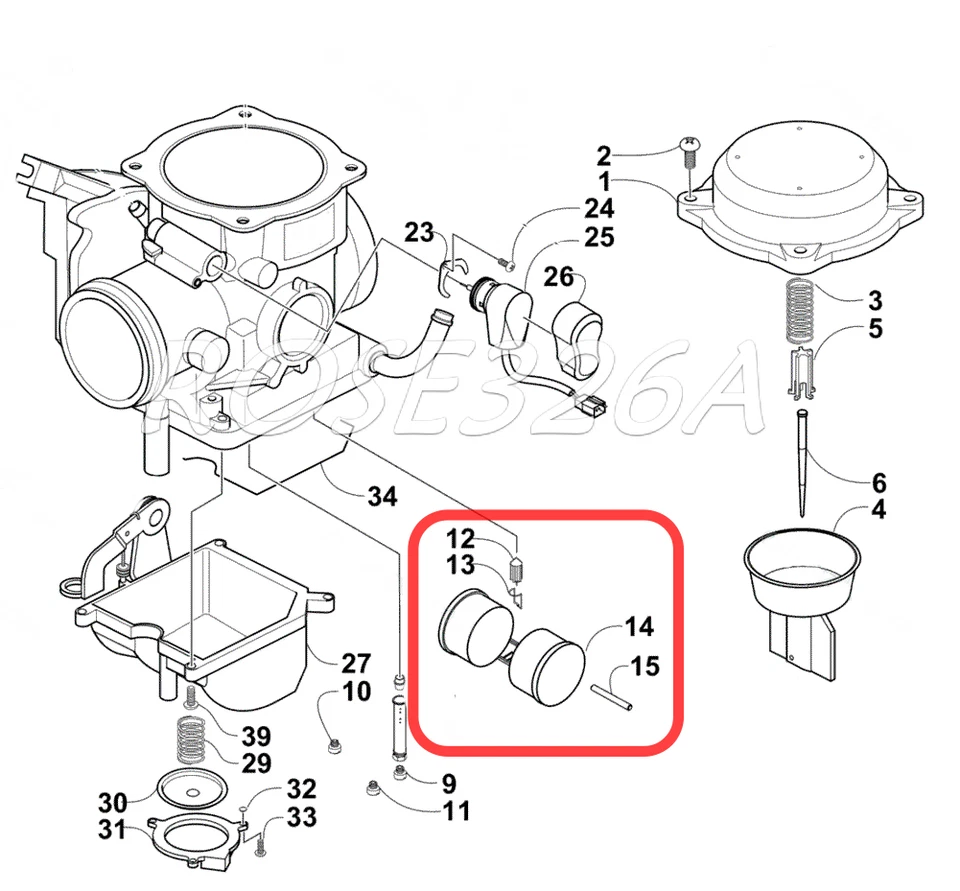 Juego de válvulas de flotador de carburador para Arctic Cat 250 300 366 375 400 500 650 Foto 1 de 1