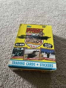 1991 Topps Desert Storm Trading Card 36ct Full Box Unopened Cards Victory Series - Picture 1 of 4