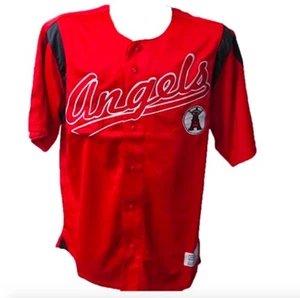Anaheim Angels MLB Baseball Jersey Adult M - XXL Authentic Button Down Jersey - Picture 1 of 1