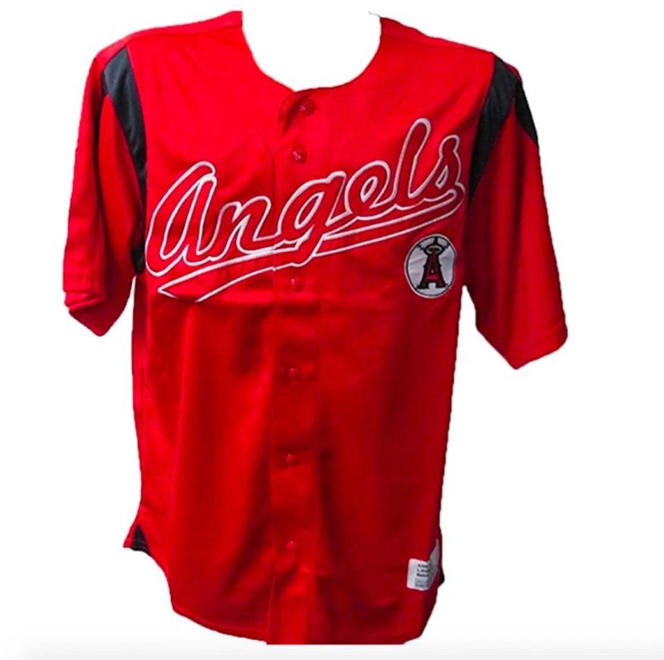 Anaheim Angels MLB Baseball Jersey Adult M - XXL Authentic Button Down Jersey - Image 1 of 1