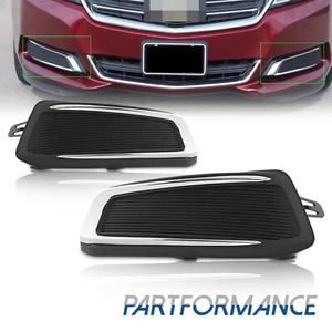 Front Right&Left Side Fog Lamp Cover w/o Fog Light Hole For 2014-20 Chevy Impala - Picture 1 of 8