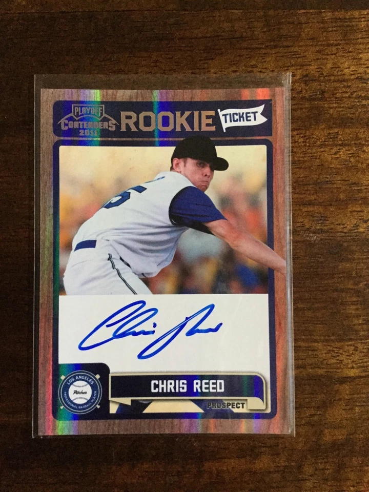  2011 Playoff Contenders Rookie Ticket Autographs #RT45 Chris Reed  - Image 1 of 1