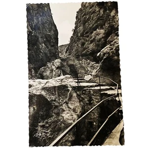 Postal de colección de principios de siglo de 303 Amelie-Les-Bains, Gorges du Mondony RPPC - Imagen 1 de 2