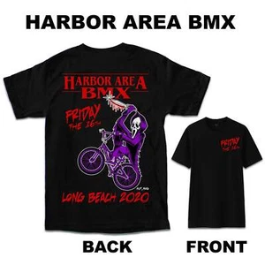 Harbor Area BMX "Friday the 16th" Mens T-Shirt Black Limited Edition - Picture 1 of 7