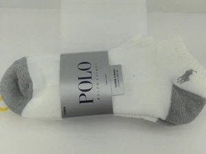 Men's RALPH LAUREN White Casual Socks - 4 PACK - $33 MSRP - 30% off - Picture 1 of 3