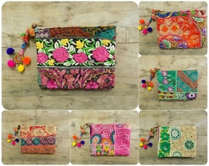 Quaste Clutch Handtasche Tasche Banjara Patchwork Handarbeit 10 Stück Großhandel Posten - Bild 1 von 7