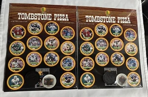 1996 Tombstone Pizza NFL Quarterback Club Pogs Milk Caps Sets Super Bowl XXX NEW - Picture 1 of 5