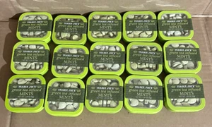15 Pack Trader Joe's Green Tea Infused Mints 1.2 oz Sealed - Picture 1 of 4