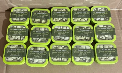 15 Pack Trader Joe's Green Tea Infused Mints 1.2 oz Sealed - Image 1 of 4
