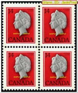 CANADA 1978 CANADIAN QUEEN ELIZABETH FV FACE 56 CENT MNH RARE MINT STAMP BLOCK - Picture 1 of 2