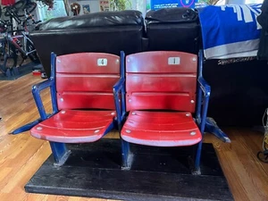 ⚾ FENWAY PARK DOUBLE SEAT Seats Boston Red Sox Chair⚾ - Picture 1 of 4