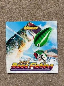 Sega Bass Fishing Dreamcast Manual ONLY Replacement Instruction Booklet - Picture 1 of 3
