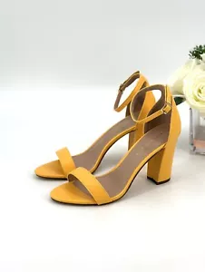 Madden Girl Womens Beella Open Tie Sandals Heels Size 8.5 Shoe Tanegerine NEW - Picture 1 of 10