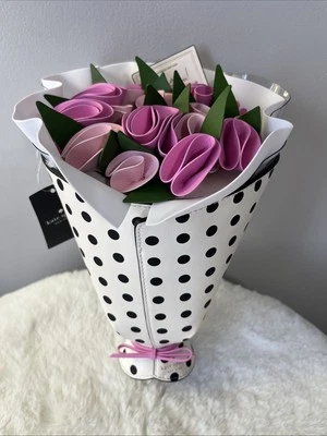 NWT Kate Spade Flora 3D Bouquet Leather Crossbody Multi - Image 1 of 4