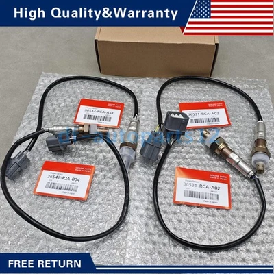 New! 4×Oxygen Sensor For Honda Accord Odyssey Pilot Ridgeline Acura MDX 3.5L US Foto 1 de 4