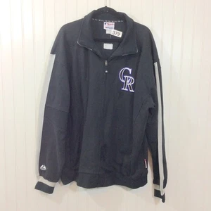 Majestic Colorado Rockies MLB Jacket Men's Size 2XL Officially Licensed - Picture 1 of 5