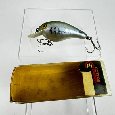 Señuelo de pesca vintage de algodón Cordell Deep Baby Big O Baby Bass 1-3/4" Crankbait Foto 1 de 3