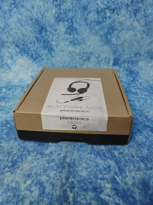 Plantronics Blackwire C5220 Black/Red On the Ear Headsets - Image 1 of 4