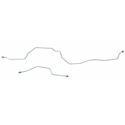 Rear Axle Brake Line Tubes Right Left Preformed 1987-96 Ford F150 Stainless 2pc - Image 1 of 4