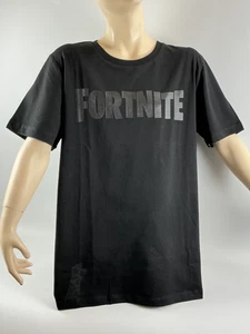 Fortnite Epic Games Kinder Jungen Shirt 152,164 kurzarm schwarz Schriftzug - Bild 1 von 3