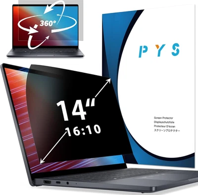 PYS 360° Sichtschutzfolie 14 Zoll 16:10 Laptop Monitor Entspiegelt Blau L - Bild 1 von 4