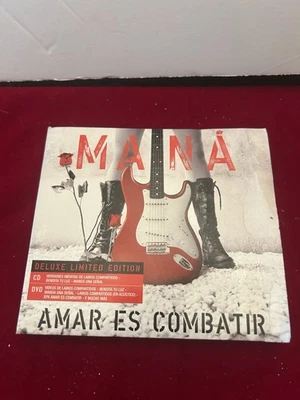 Maná: Amar Es Combatir Deluxe Limited Edition CD & DVD 2 Disc Set Foto 1 de 3
