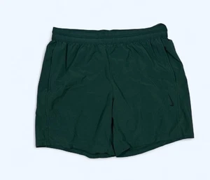 Nike Yoga Shorts Men XL 8” Inseam Blue DriFit Stretch Unlined Pocket CZ2235 - Picture 1 of 7